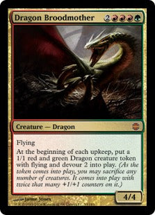 Dragon Broodmother (Alara Reborn) Medium Play Foil