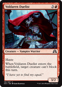 Voldaren Duelist (Shadows Over Innistrad) Medium Play