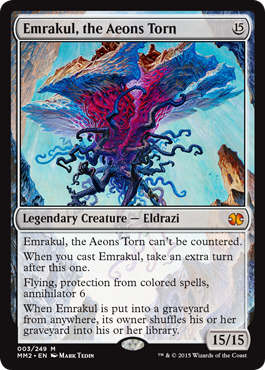 Emrakul, the Aeons Torn (Modern Masters 2015) Light Play