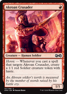 Akroan Crusader (Ultimate Masters) Light Play