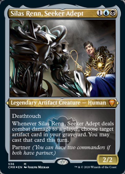 Silas Renn, Seeker Adept (Foil Etched) (Commander Legends) Near Mint Foil