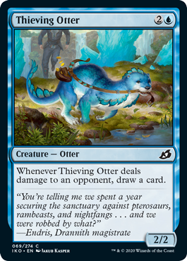 Thieving Otter (Ikoria: Lair of Behemoths) Near Mint Foil