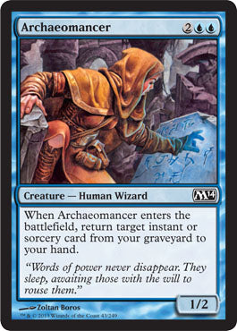 Archaeomancer (Magic 2014 Core Set) Light Play