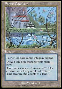 Faerie Conclave (Urza's Legacy) Heavy Play Foil
