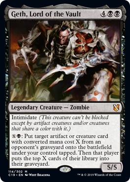 Geth, Lord of the Vault (Commander 2019) Light Play