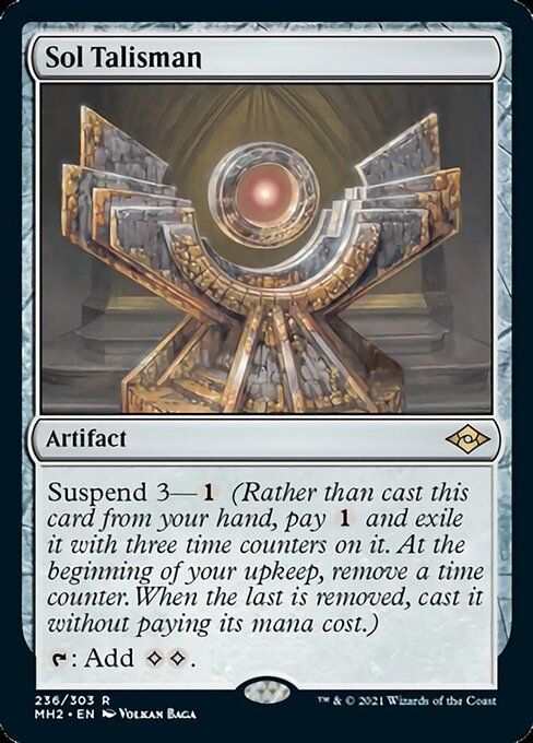 Sol Talisman (Modern Horizons 2) Medium Play