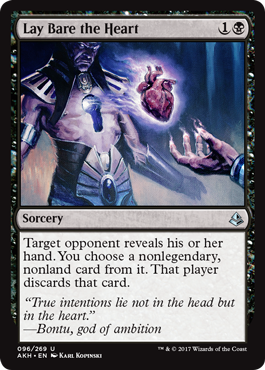 Lay Bare the Heart (Amonkhet) Medium Play