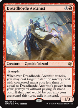 Dreadhorde Arcanist (War of the Spark) Medium Play