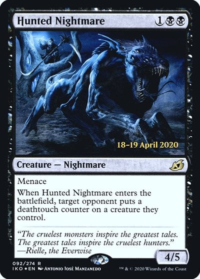 Hunted Nightmare (Promos: Prerelease Cards) Medium Play Foil