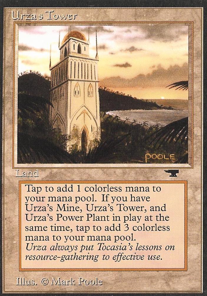 Urza's Tower (Shore) (Antiquities) Heavy Play