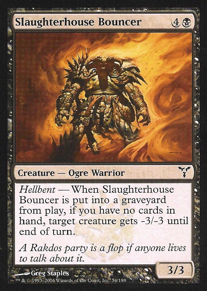 Slaughterhouse Bouncer (Dissension) Medium Play