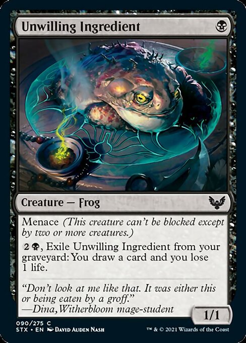 Unwilling Ingredient (Strixhaven) Heavy Play