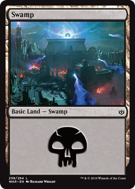 Swamp (258) (War of the Spark) Near Mint