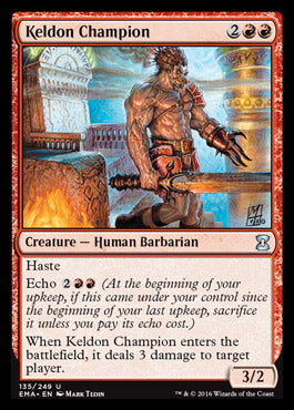 Keldon Champion (Eternal Masters) Near Mint Foil