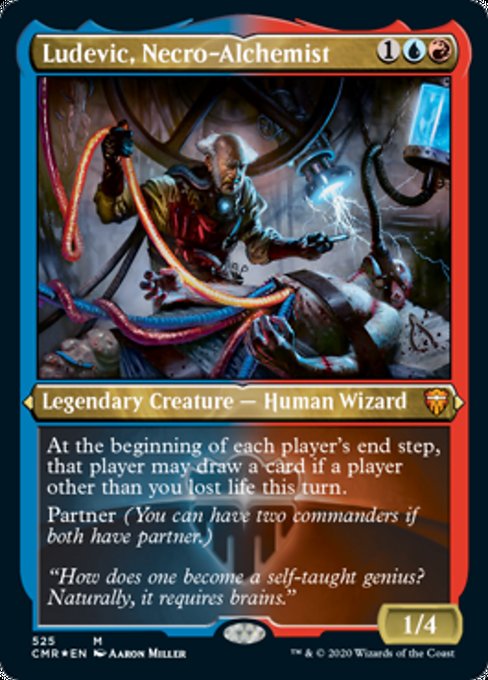 Ludevic, Necro-Alchemist (Foil Etched) (Commander Legends) Near Mint Foil