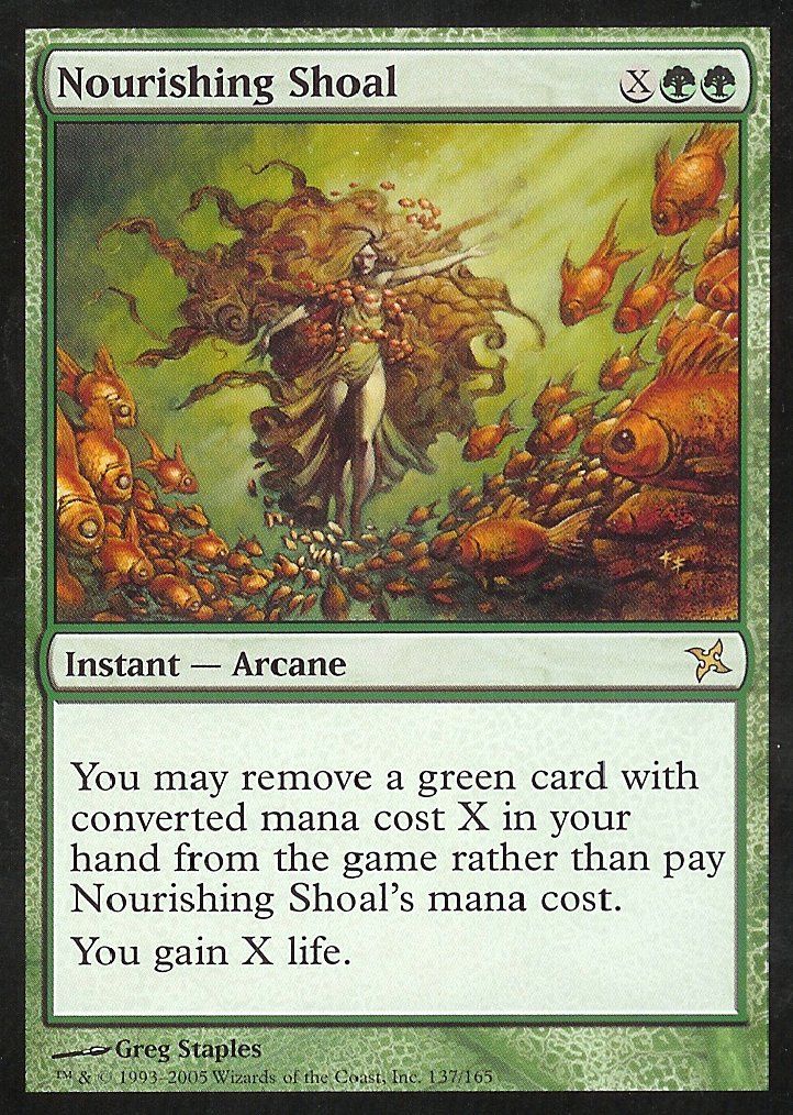 Nourishing Shoal (Betrayers of Kamigawa) Medium Play