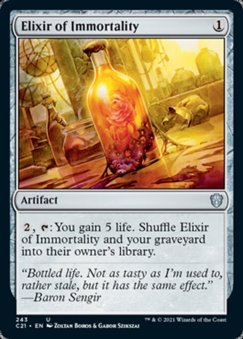Elixir of Immortality (Commander 2021 Strixhaven) Near Mint