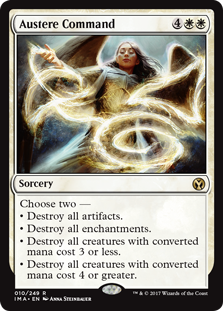 Austere Command (Iconic Masters) Near Mint Foil
