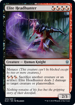 Elite Headhunter (Throne of Eldraine) Medium Play