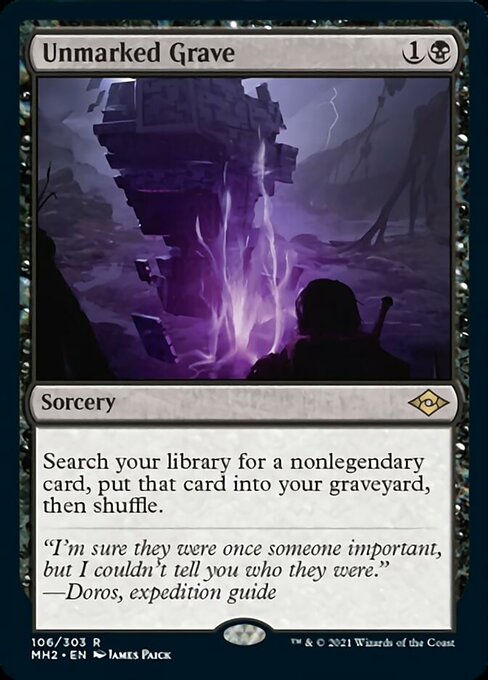 Unmarked Grave (Modern Horizons 2) Light Play