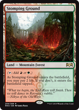 Stomping Ground (Ravnica Allegiance) Medium Play