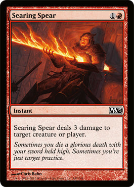 Searing Spear (Magic 2013 Core Set) Medium Play