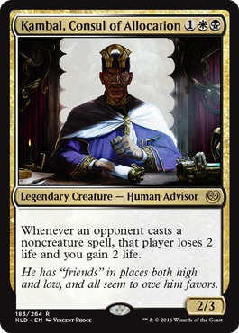 Kambal, Consul of Allocation (Kaladesh) Near Mint Foil