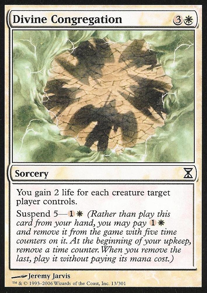 Divine Congregation (Time Spiral) Damaged / Poor