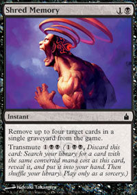 Shred Memory (Ravnica) Heavy Play Foil
