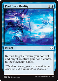 Peel from Reality (Duel Decks: Kiora vs Elspeth) Near Mint