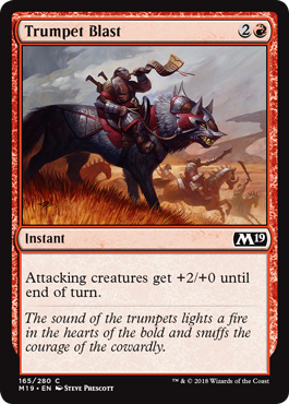 Trumpet Blast (Magic 2019 Core Set) Near Mint