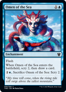 Omen of the Sea (Theros Beyond Death) Near Mint