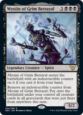 Myojin of Grim Betrayal (Commander: Kamigawa: Neon Dynasty) Light Play