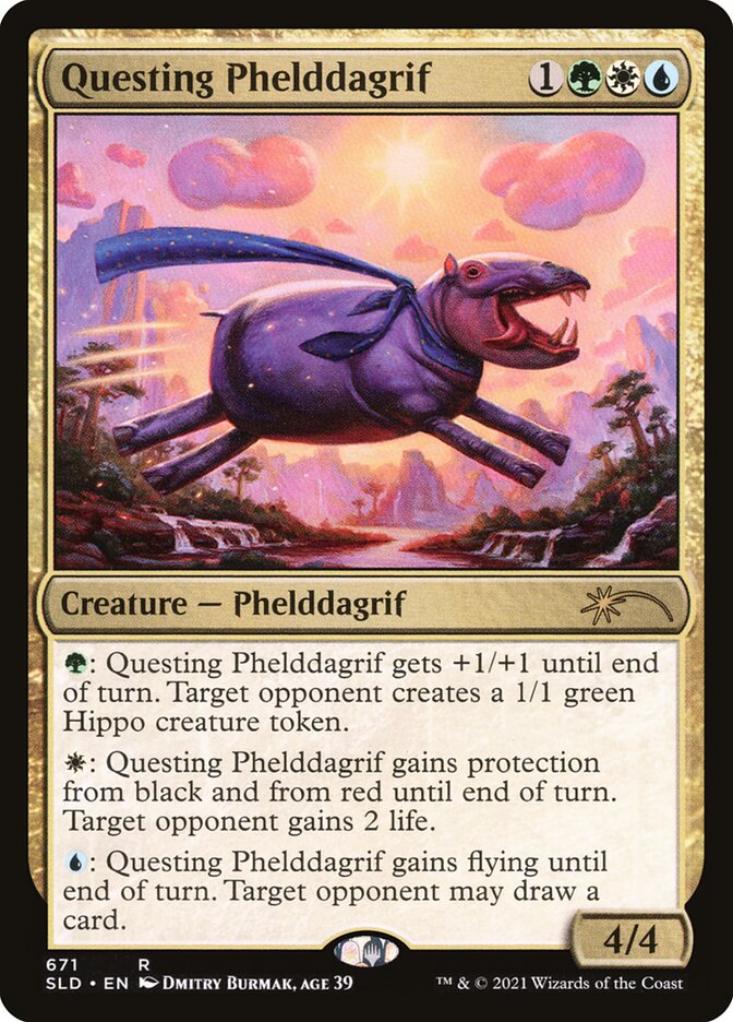 Questing Phelddagrif 671 (Secret Lair) Near Mint