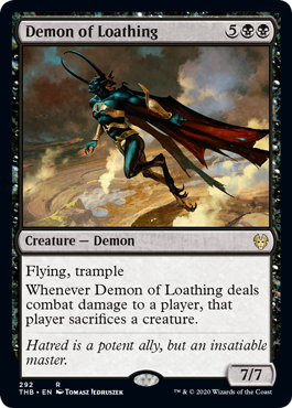 Demon of Loathing (Theros Beyond Death) Light Play