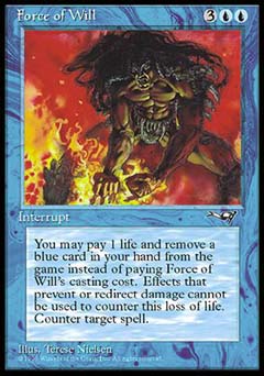 Force of Will (Alliances) Heavy Play