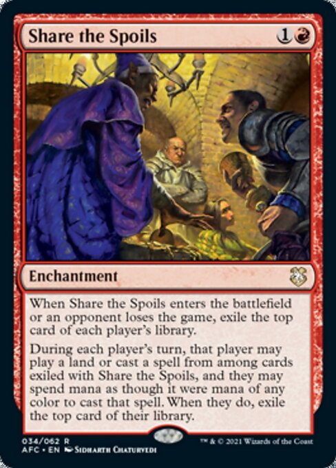 Share the Spoils (Commander 2021 Forgotten Realms) Near Mint