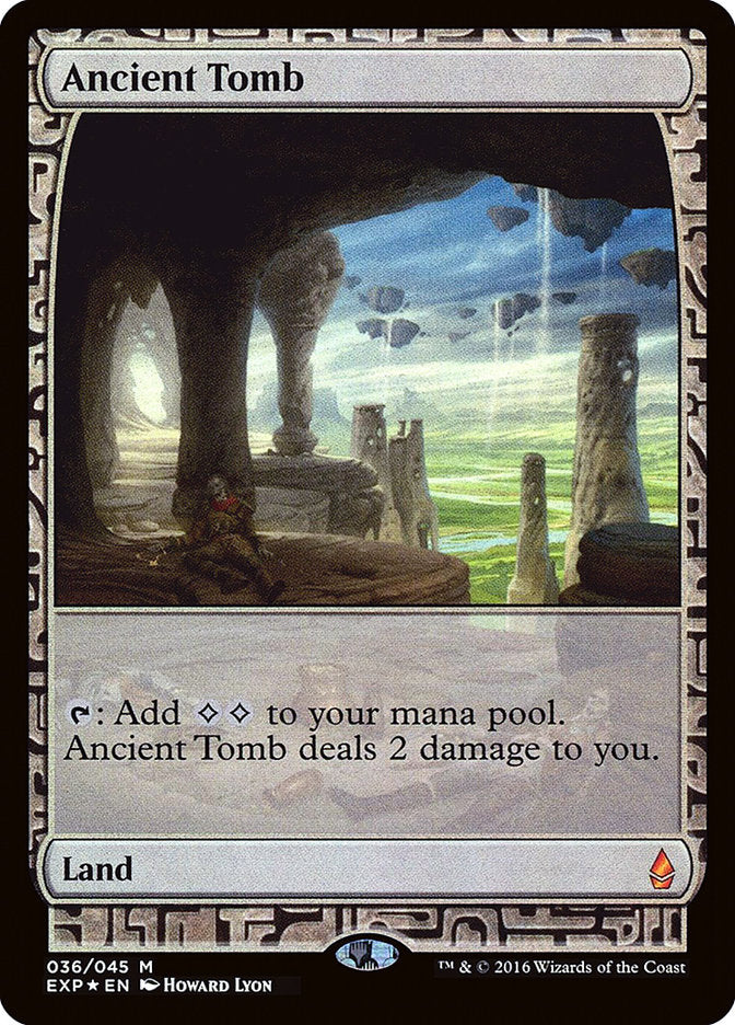 Ancient Tomb (Zendikar Expeditions) Light Play Foil