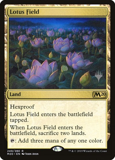 Lotus Field (Promo Pack: Core Set 2020) Near Mint Foil