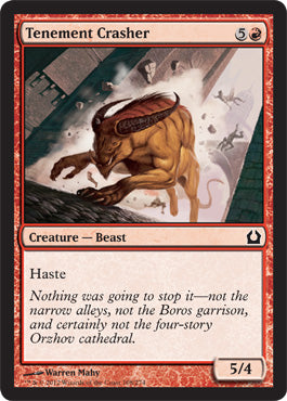 Tenement Crasher (Return to Ravnica) Light Play Foil