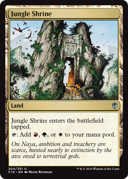 Jungle Shrine (Commander 2016 Edition) Near Mint