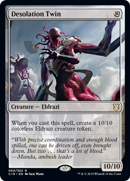 Desolation Twin (Commander 2019) Light Play