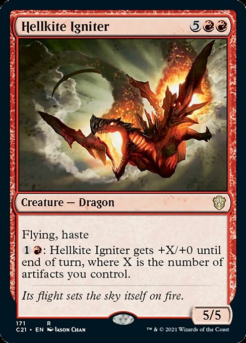 Hellkite Igniter (Commander 2021 Strixhaven) Near Mint
