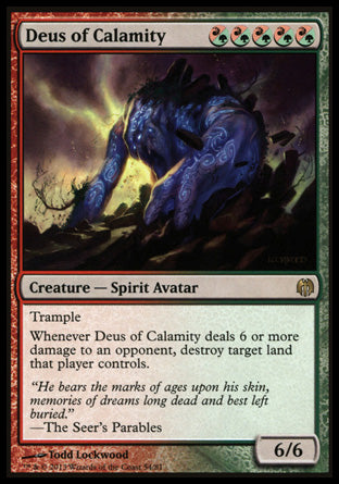 Deus of Calamity (Duel Decks: Heroes vs Monsters) Heavy Play