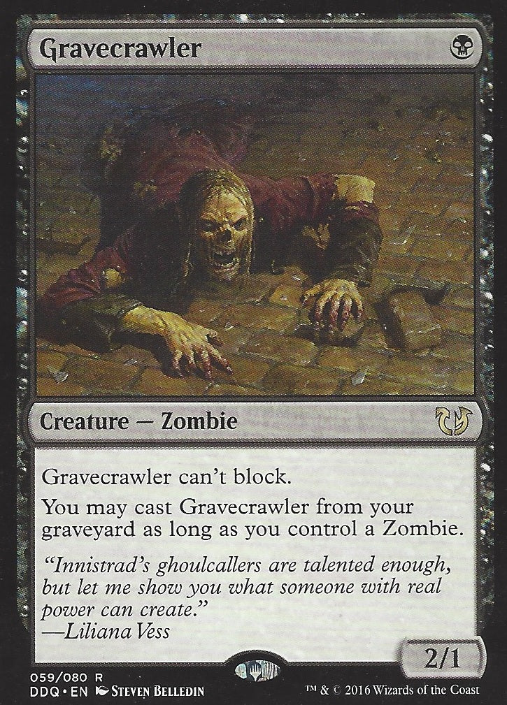 Gravecrawler (Duel Decks: Blessed vs Cursed) Medium Play