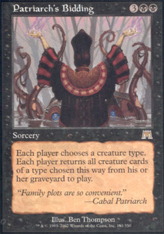 Patriarch's Bidding (Onslaught) Near Mint Foil