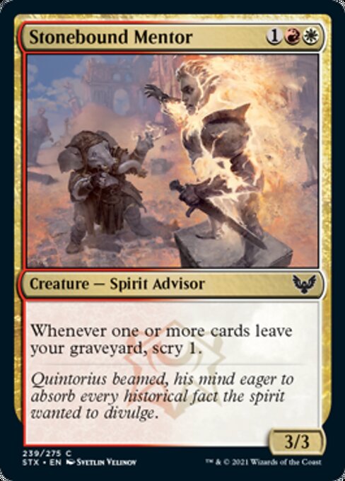 Stonebound Mentor (Strixhaven) Near Mint Foil