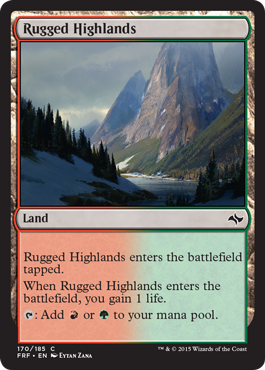 Rugged Highlands (Fate Reforged) Medium Play