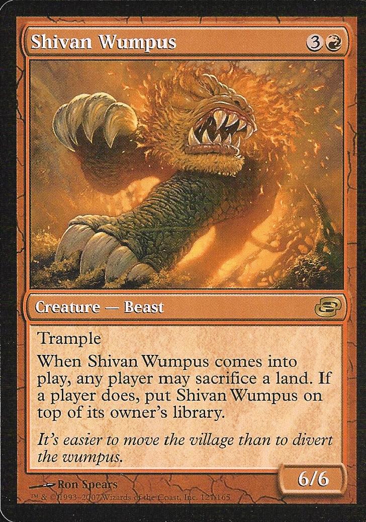 Shivan Wumpus (Planar Chaos) Medium Play