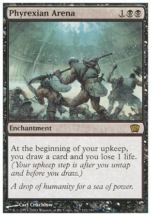 Phyrexian Arena (8th Edition) Heavy Play
